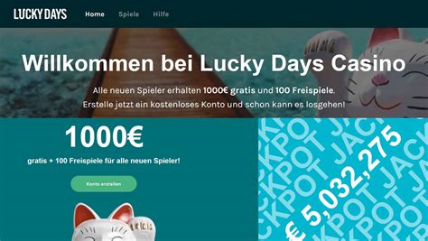  lucky days casino bewertung/service/finanzierung